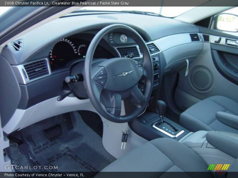 Clearwater Blue Pearlcoat / Pastel Slate Gray 2008 Chrysler Pacifica LX