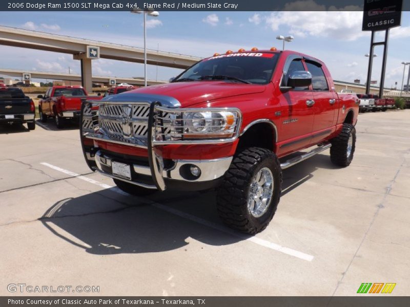 Flame Red / Medium Slate Gray 2006 Dodge Ram 1500 SLT Mega Cab 4x4