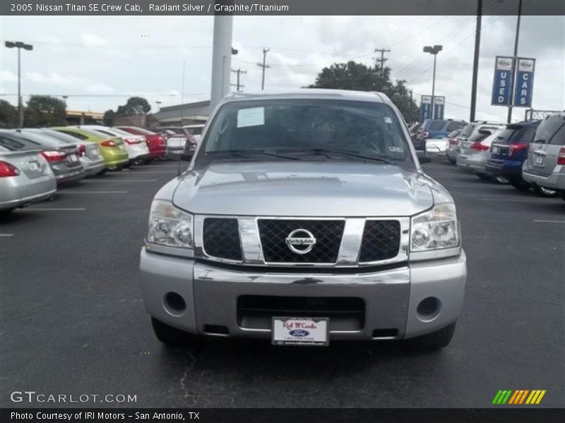 Radiant Silver / Graphite/Titanium 2005 Nissan Titan SE Crew Cab