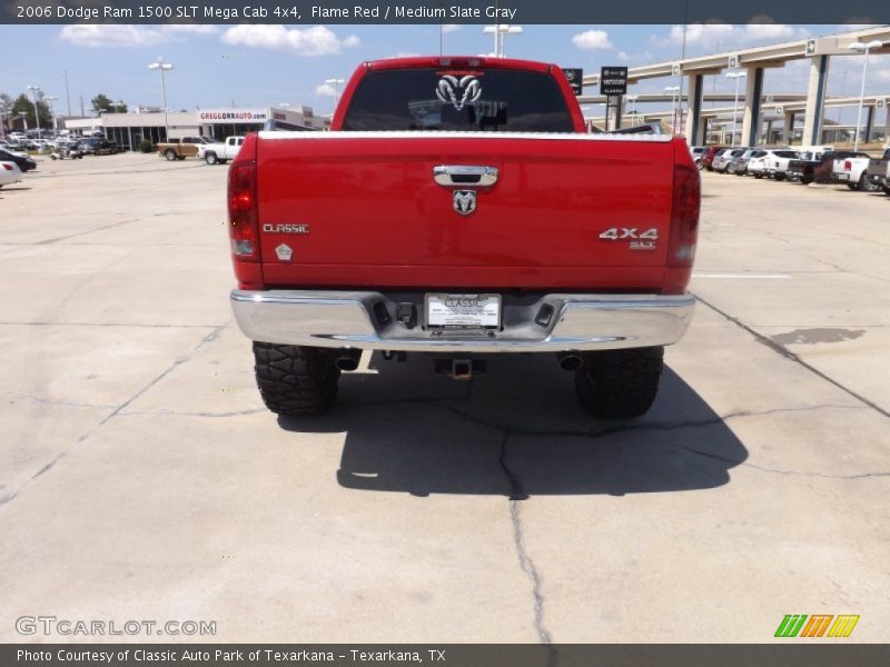 Flame Red / Medium Slate Gray 2006 Dodge Ram 1500 SLT Mega Cab 4x4