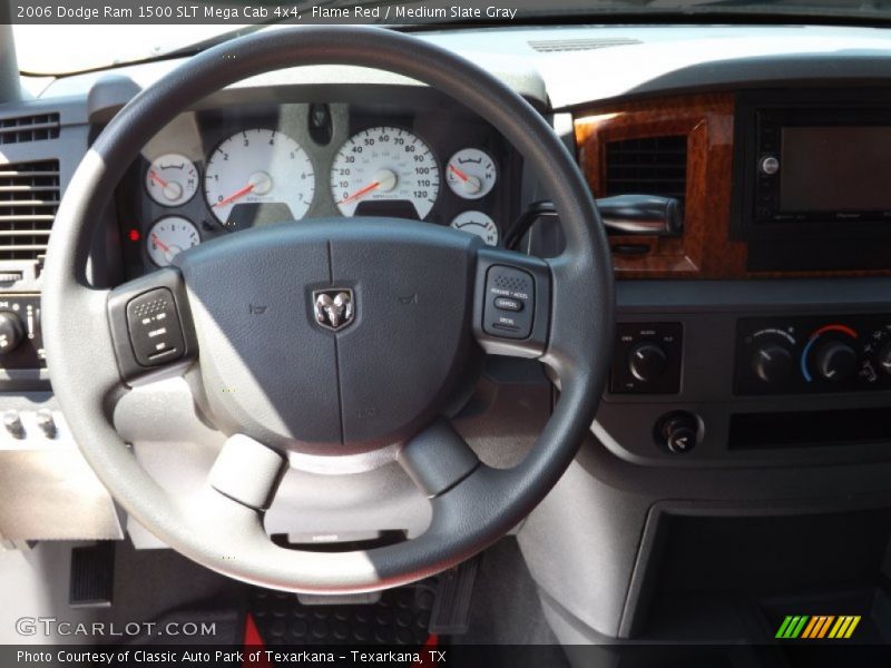Flame Red / Medium Slate Gray 2006 Dodge Ram 1500 SLT Mega Cab 4x4