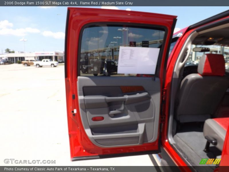 Flame Red / Medium Slate Gray 2006 Dodge Ram 1500 SLT Mega Cab 4x4