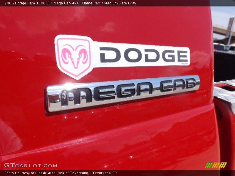 Flame Red / Medium Slate Gray 2006 Dodge Ram 1500 SLT Mega Cab 4x4