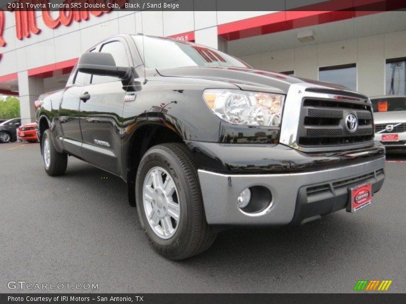 Black / Sand Beige 2011 Toyota Tundra SR5 Double Cab