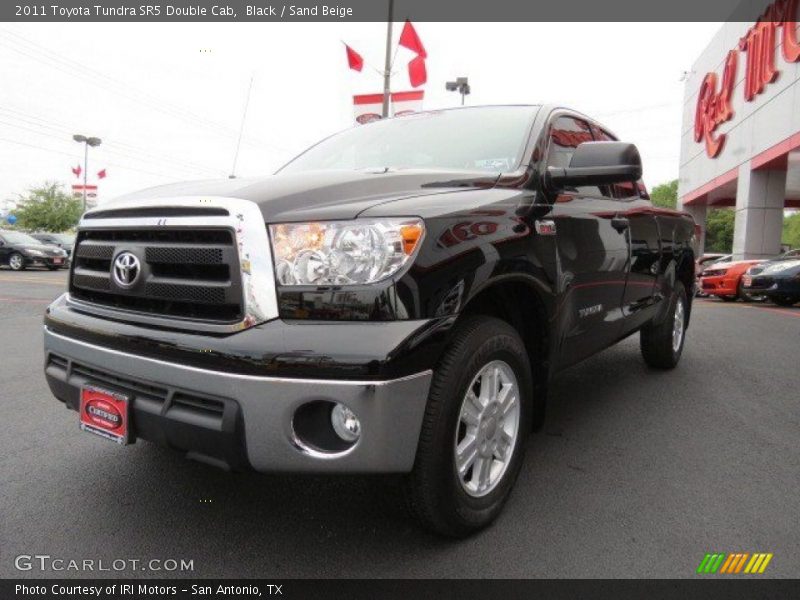 Black / Sand Beige 2011 Toyota Tundra SR5 Double Cab