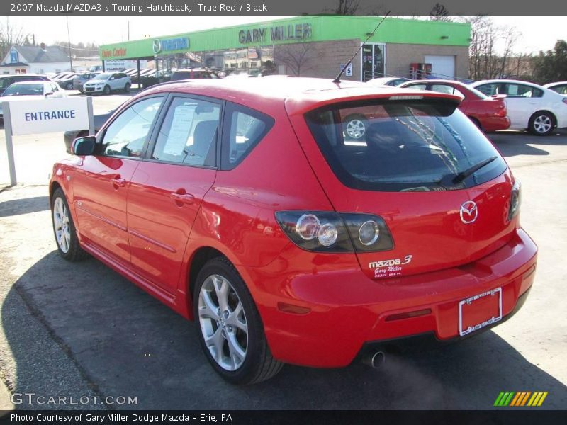 True Red / Black 2007 Mazda MAZDA3 s Touring Hatchback