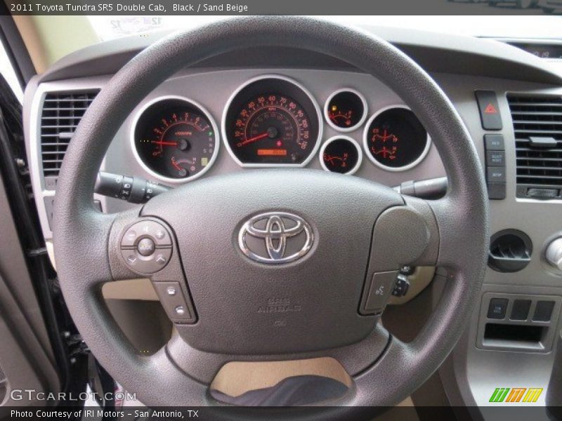 Black / Sand Beige 2011 Toyota Tundra SR5 Double Cab