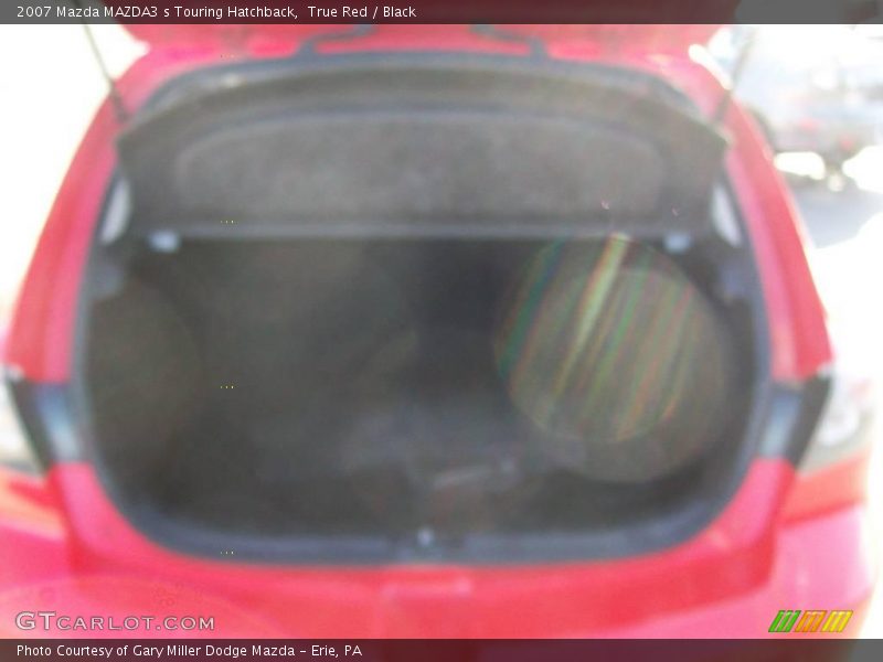 True Red / Black 2007 Mazda MAZDA3 s Touring Hatchback