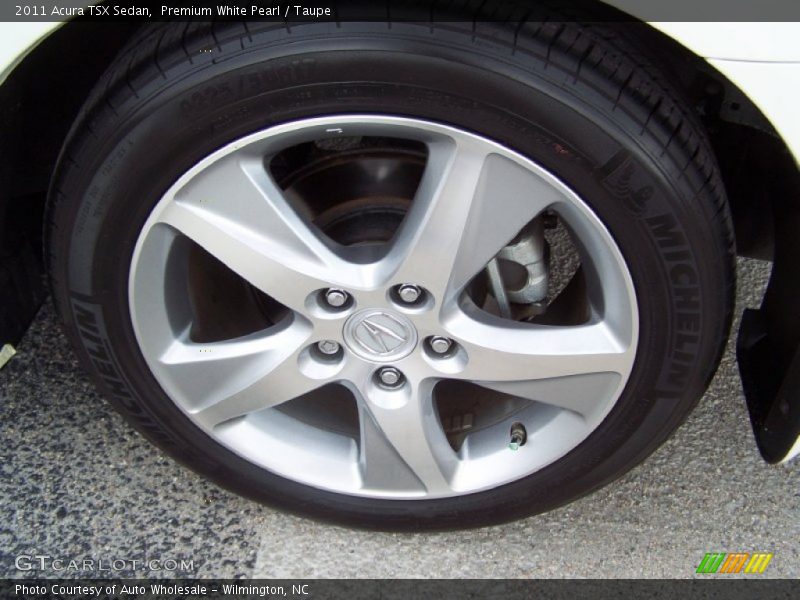 Premium White Pearl / Taupe 2011 Acura TSX Sedan