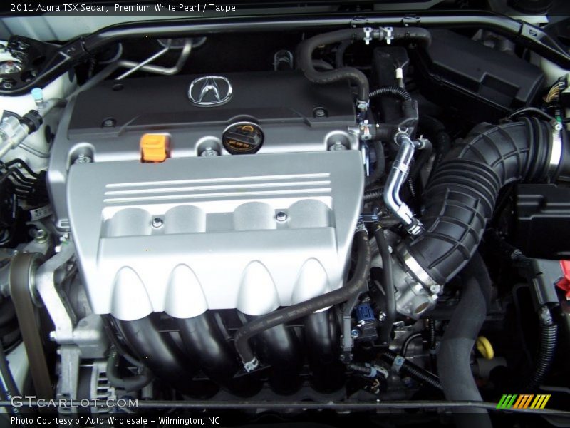 Premium White Pearl / Taupe 2011 Acura TSX Sedan