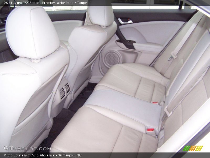 Premium White Pearl / Taupe 2011 Acura TSX Sedan