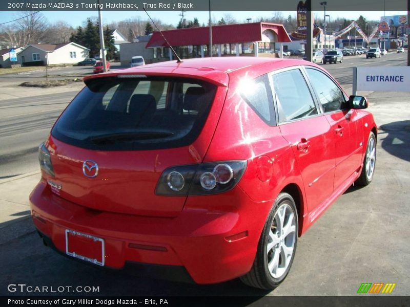 True Red / Black 2007 Mazda MAZDA3 s Touring Hatchback