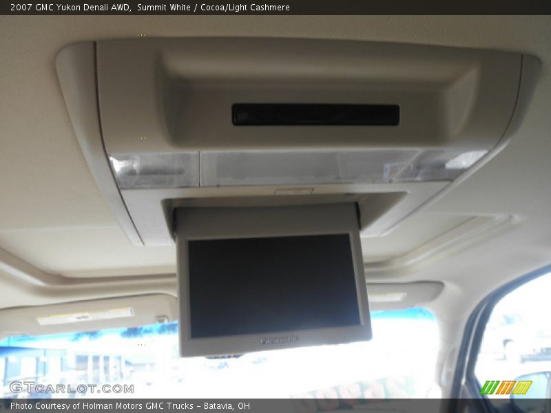Summit White / Cocoa/Light Cashmere 2007 GMC Yukon Denali AWD
