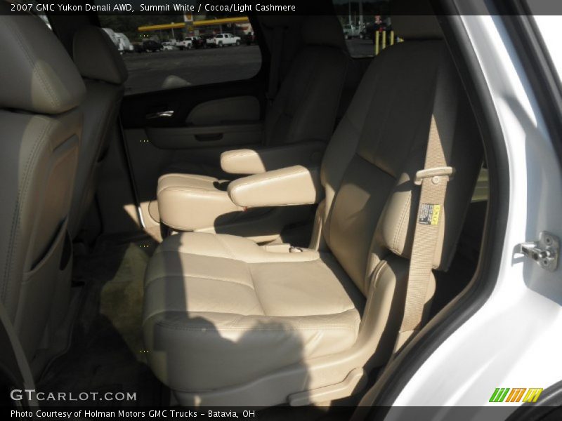 Summit White / Cocoa/Light Cashmere 2007 GMC Yukon Denali AWD