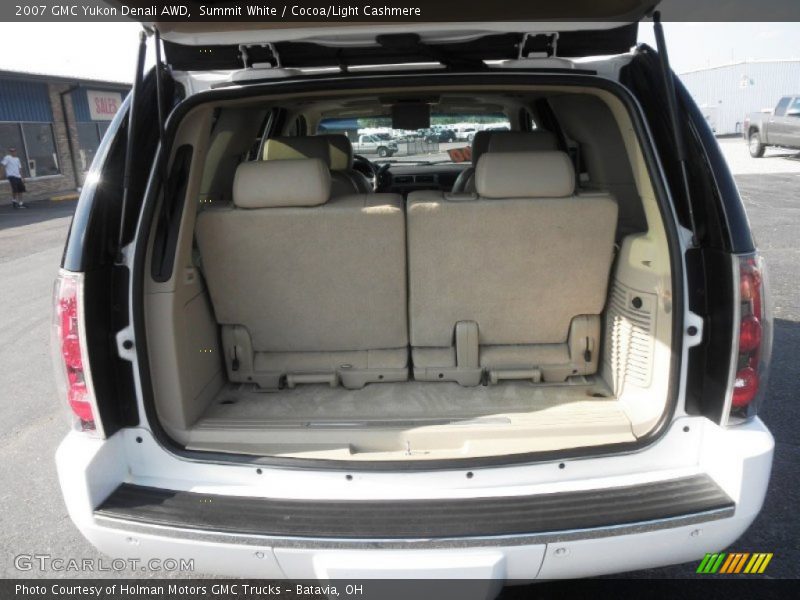 Summit White / Cocoa/Light Cashmere 2007 GMC Yukon Denali AWD