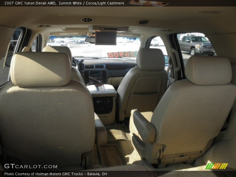 Summit White / Cocoa/Light Cashmere 2007 GMC Yukon Denali AWD