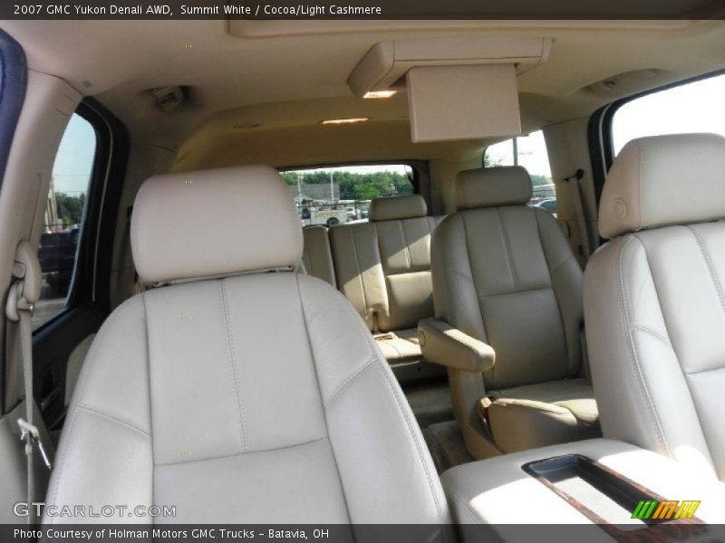 Summit White / Cocoa/Light Cashmere 2007 GMC Yukon Denali AWD
