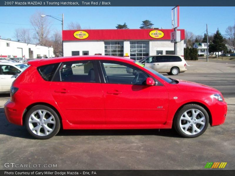 True Red / Black 2007 Mazda MAZDA3 s Touring Hatchback