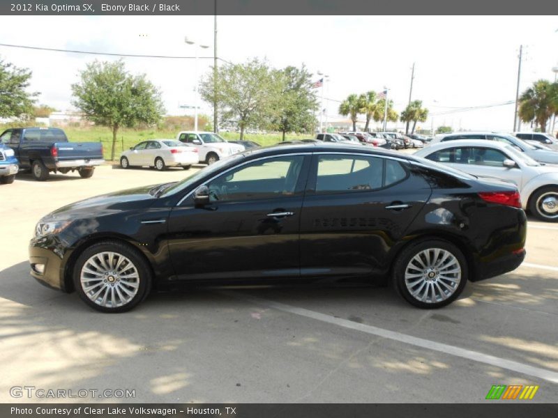 Ebony Black / Black 2012 Kia Optima SX
