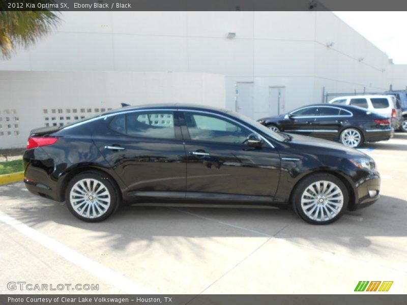 Ebony Black / Black 2012 Kia Optima SX