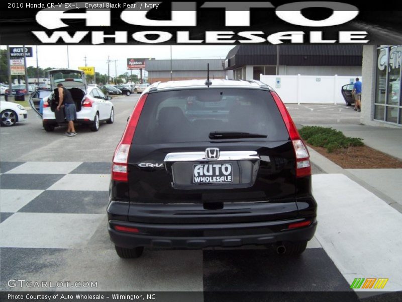 Crystal Black Pearl / Ivory 2010 Honda CR-V EX-L