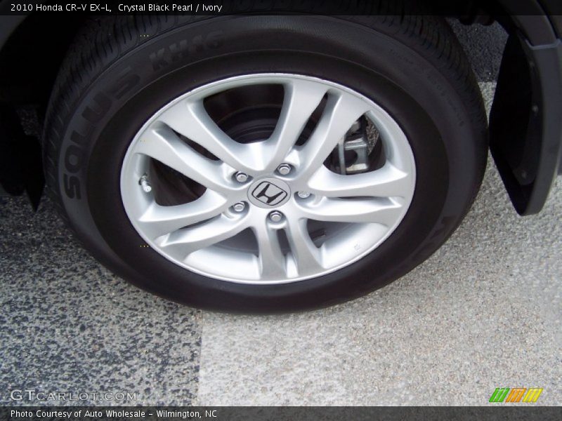 Crystal Black Pearl / Ivory 2010 Honda CR-V EX-L