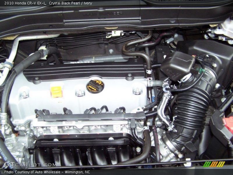 Crystal Black Pearl / Ivory 2010 Honda CR-V EX-L