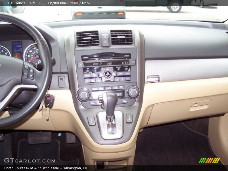 Crystal Black Pearl / Ivory 2010 Honda CR-V EX-L
