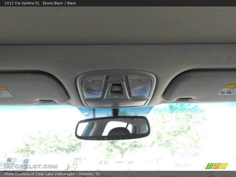Ebony Black / Black 2012 Kia Optima SX