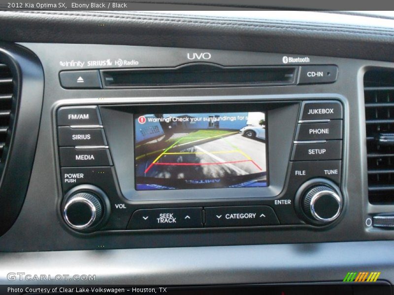 Ebony Black / Black 2012 Kia Optima SX