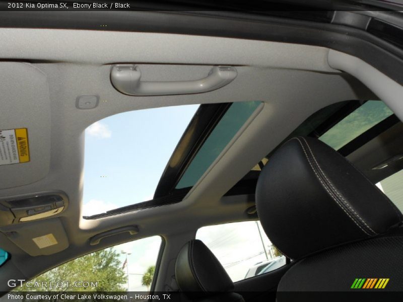 Ebony Black / Black 2012 Kia Optima SX