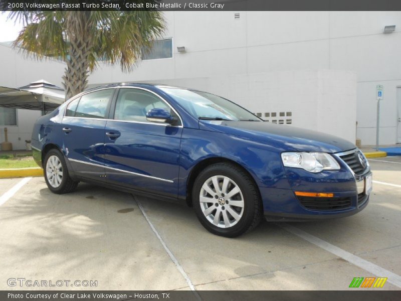 Cobalt Blue Metallic / Classic Gray 2008 Volkswagen Passat Turbo Sedan
