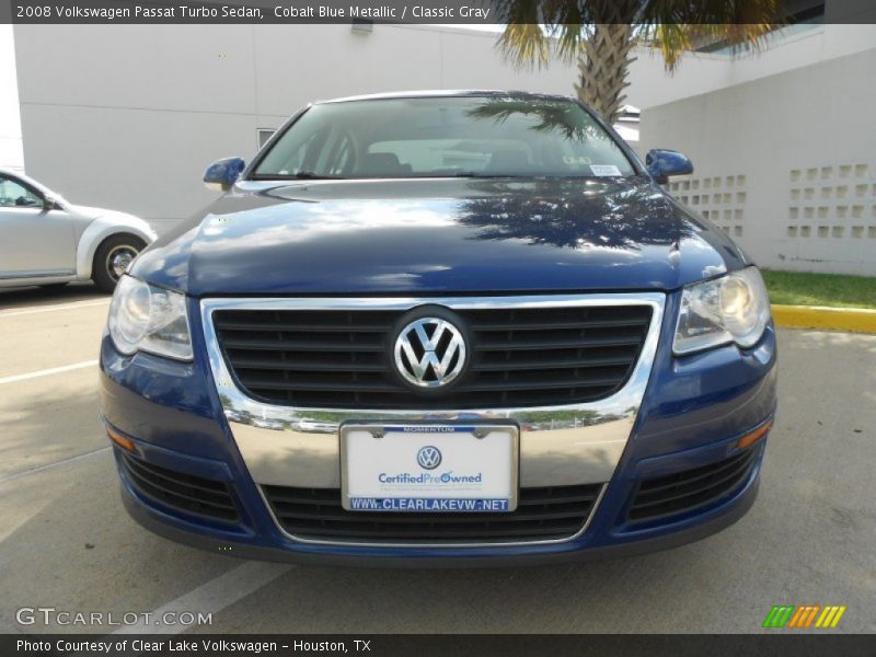 Cobalt Blue Metallic / Classic Gray 2008 Volkswagen Passat Turbo Sedan