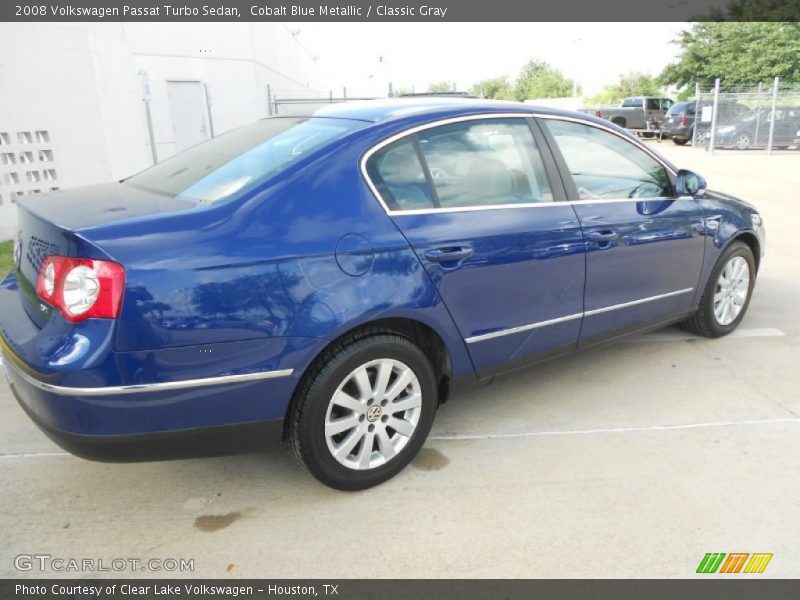 Cobalt Blue Metallic / Classic Gray 2008 Volkswagen Passat Turbo Sedan