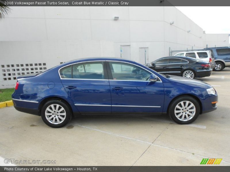 Cobalt Blue Metallic / Classic Gray 2008 Volkswagen Passat Turbo Sedan