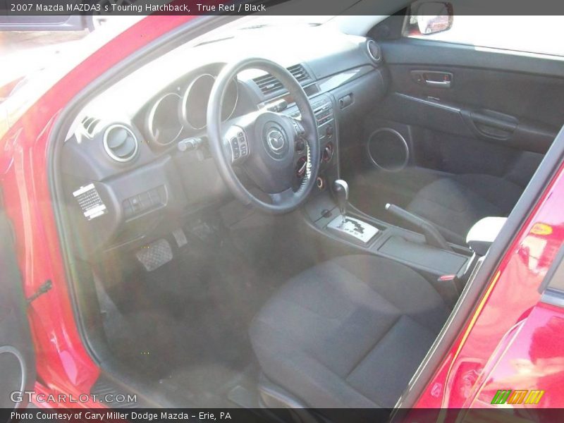 True Red / Black 2007 Mazda MAZDA3 s Touring Hatchback