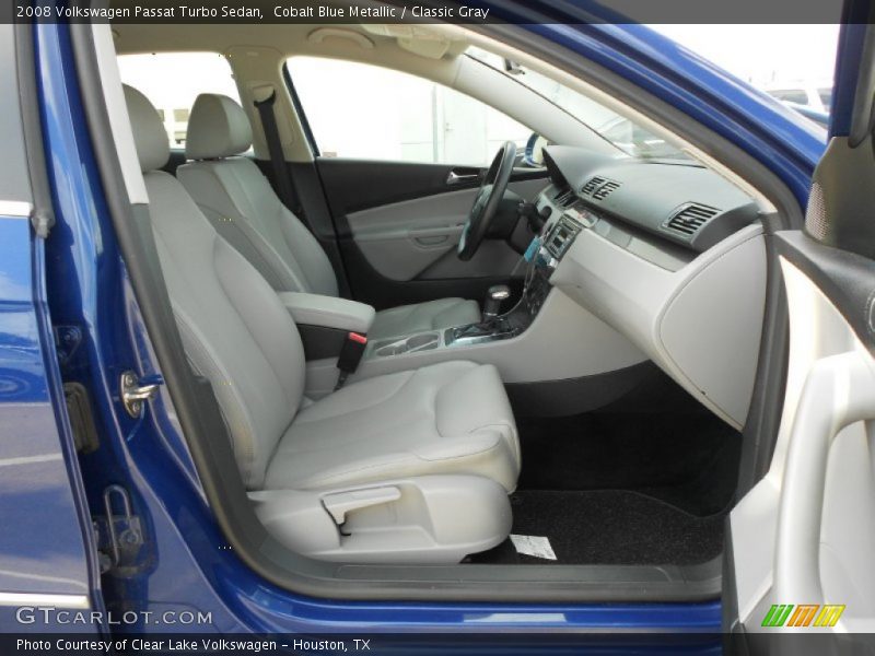 Cobalt Blue Metallic / Classic Gray 2008 Volkswagen Passat Turbo Sedan