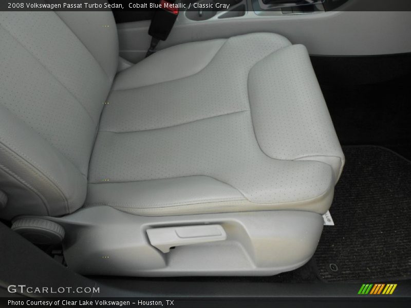 Cobalt Blue Metallic / Classic Gray 2008 Volkswagen Passat Turbo Sedan