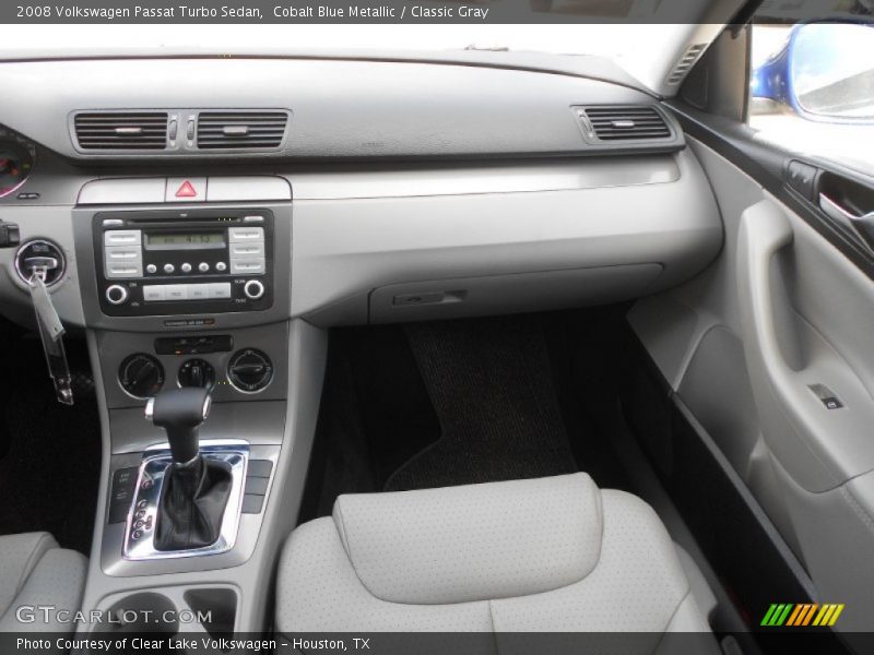 Cobalt Blue Metallic / Classic Gray 2008 Volkswagen Passat Turbo Sedan