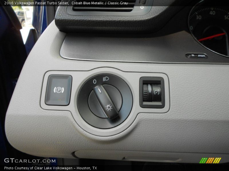 Cobalt Blue Metallic / Classic Gray 2008 Volkswagen Passat Turbo Sedan