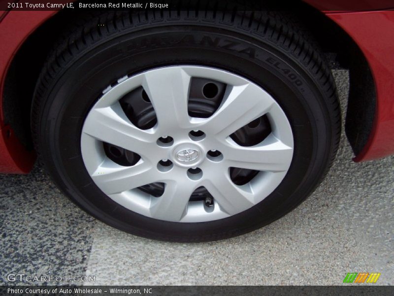 Barcelona Red Metallic / Bisque 2011 Toyota Camry LE