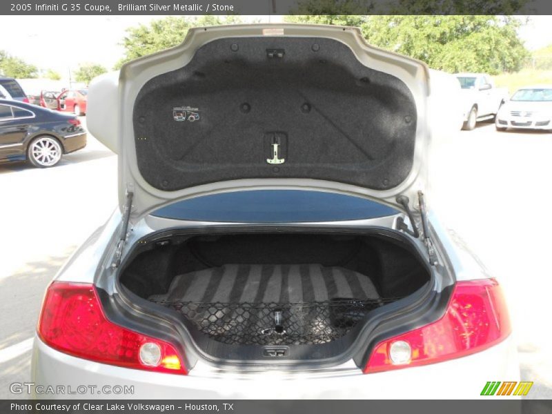 Brilliant Silver Metallic / Stone 2005 Infiniti G 35 Coupe