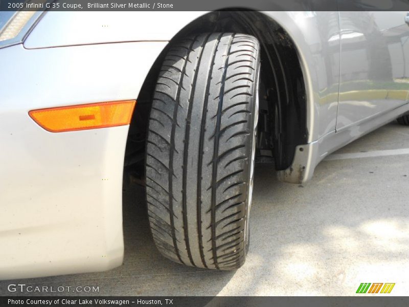 Brilliant Silver Metallic / Stone 2005 Infiniti G 35 Coupe