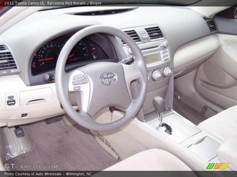 Barcelona Red Metallic / Bisque 2011 Toyota Camry LE