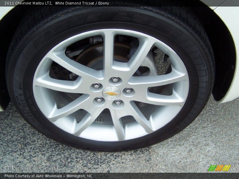 White Diamond Tricoat / Ebony 2011 Chevrolet Malibu LTZ