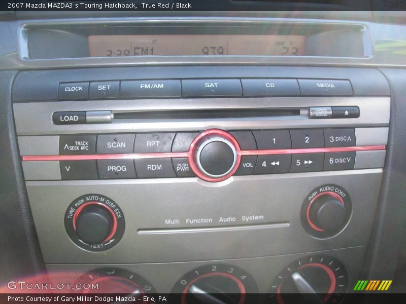 True Red / Black 2007 Mazda MAZDA3 s Touring Hatchback