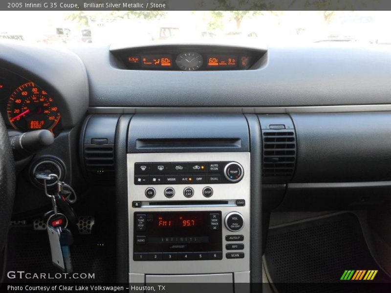 Brilliant Silver Metallic / Stone 2005 Infiniti G 35 Coupe