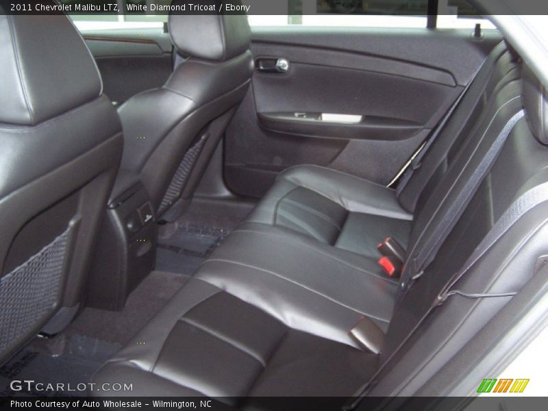 White Diamond Tricoat / Ebony 2011 Chevrolet Malibu LTZ