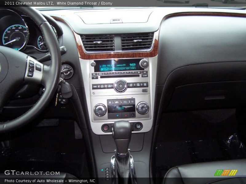 White Diamond Tricoat / Ebony 2011 Chevrolet Malibu LTZ