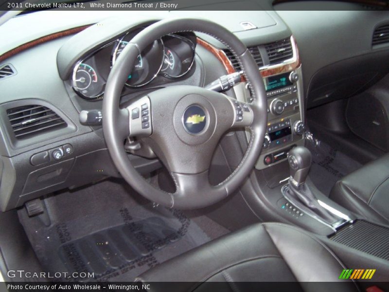 White Diamond Tricoat / Ebony 2011 Chevrolet Malibu LTZ
